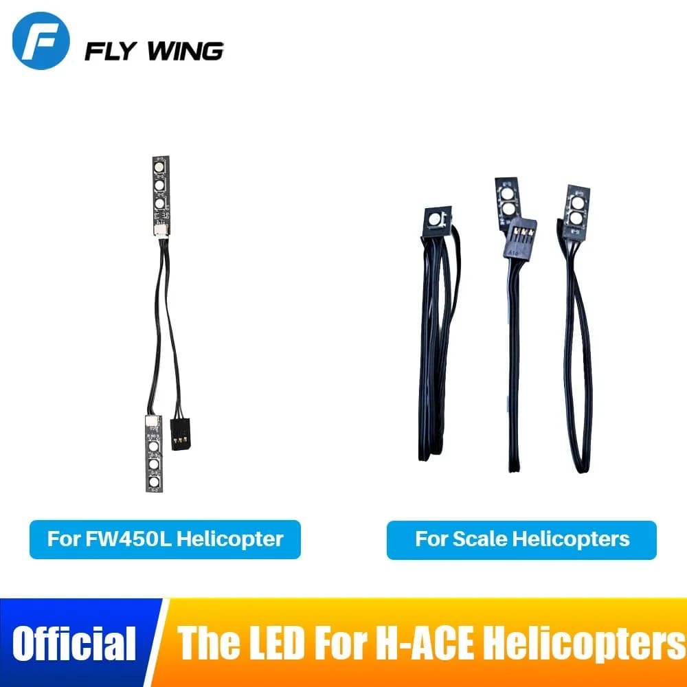 FLYWING ACE Flight Control RC Corpo dell'elicottero Scheda luminosa a LED per elicotteri FW450L V3 e scala