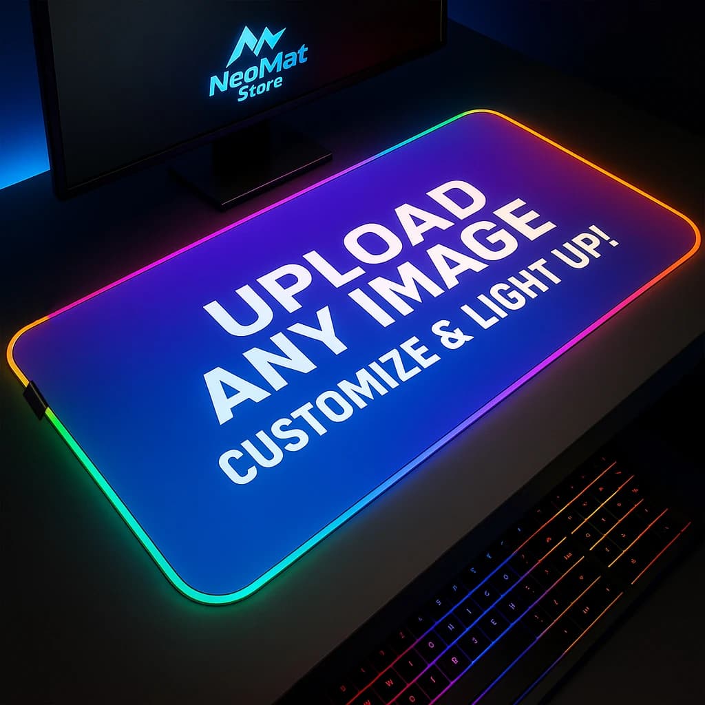 Custom Mouse Pad Rgb Xxl Led Light Mouse Mat Sublimation Blank Gaming Mousepad Anime Diy Carpet 1000x500 Keyboard Mats Desktop