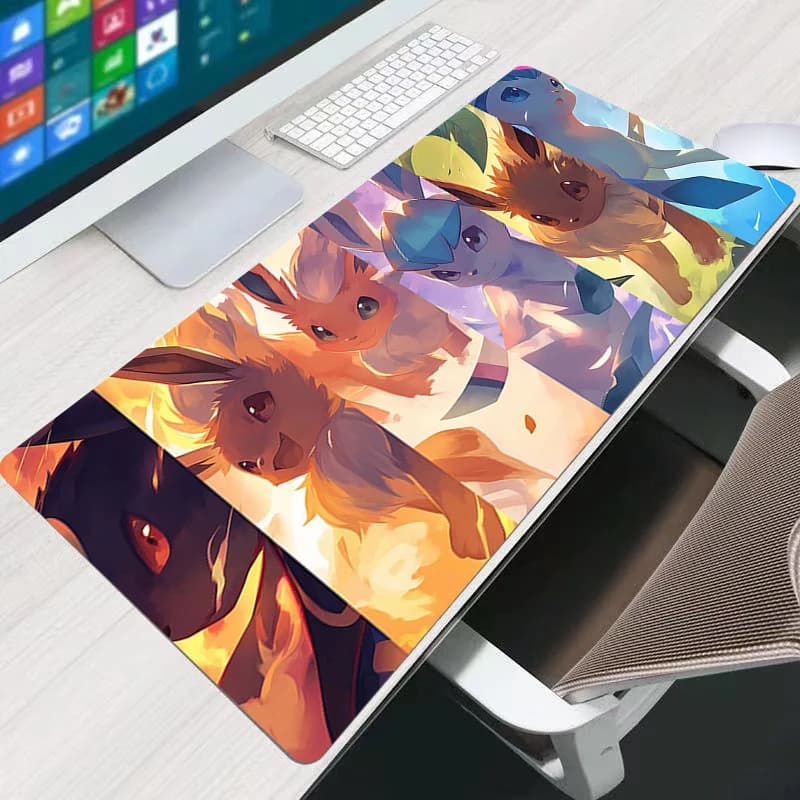 Mouse Mat 90x40 cm Pokemon Gamer Computer Desk Mat Modern Table Keyboard Laptop Mat XXL Gaming Designed specifically Mouse Mat