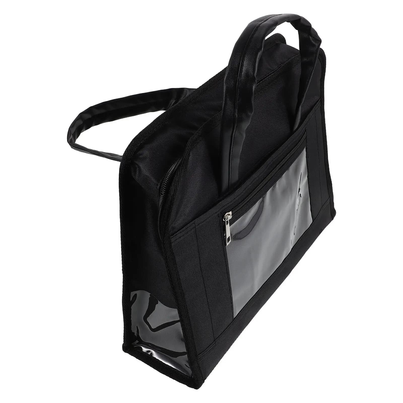 Oxford Cloth Document Tote Bag Portable Locking Briefcase File Organizer Laptop Passport Folder Organizer for Office Travel