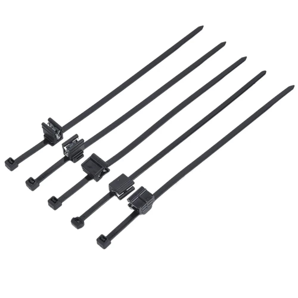20/50/100 Pz Nylon Fascette Fibbia Universale 150*3.6mm Heavy Duty Nylon Zip Fascette Pratico Riutilizzabile Fascette Strumento