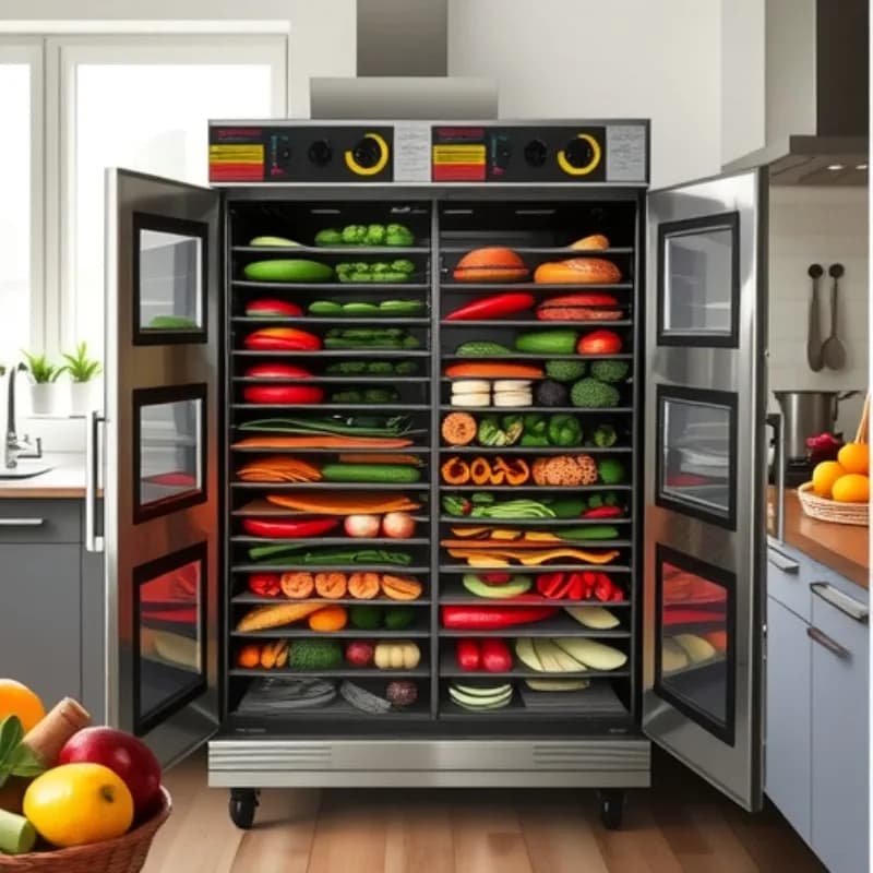 Commercial food dryer sausage bacon dried fruit machine food dehydrator oven heat pump outlet dedicated energy saving