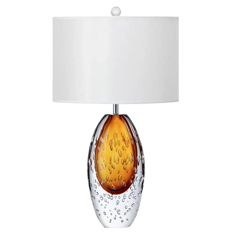 Lampada da tavolo smaltata, semplice e moderna, lampada da comodino per camera da letto del soggiorno