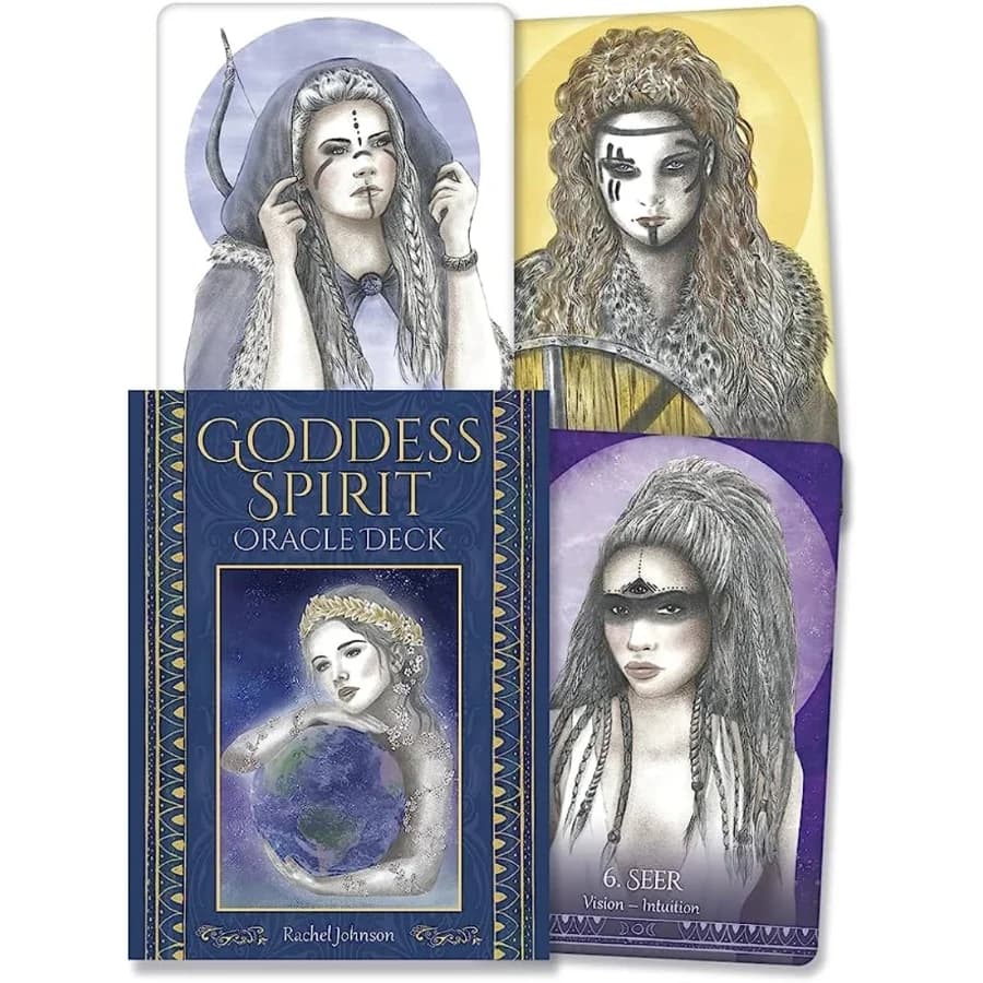 Carte da 10,4 * 7,3 cm The Goddess Spirit Oracle Deck 44 pezzi