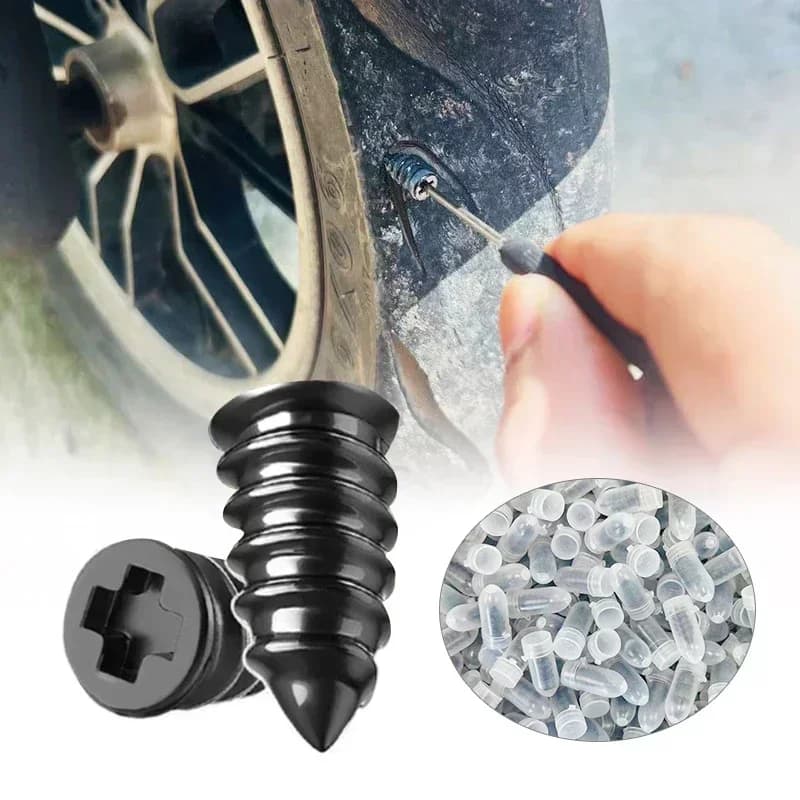 10-30 pezzi di emergenza chiodi per riparazione forature pneumatici universale auto moto bici vuoto riparazione pneumatici chiodo kit di strumenti di fissaggio rapido