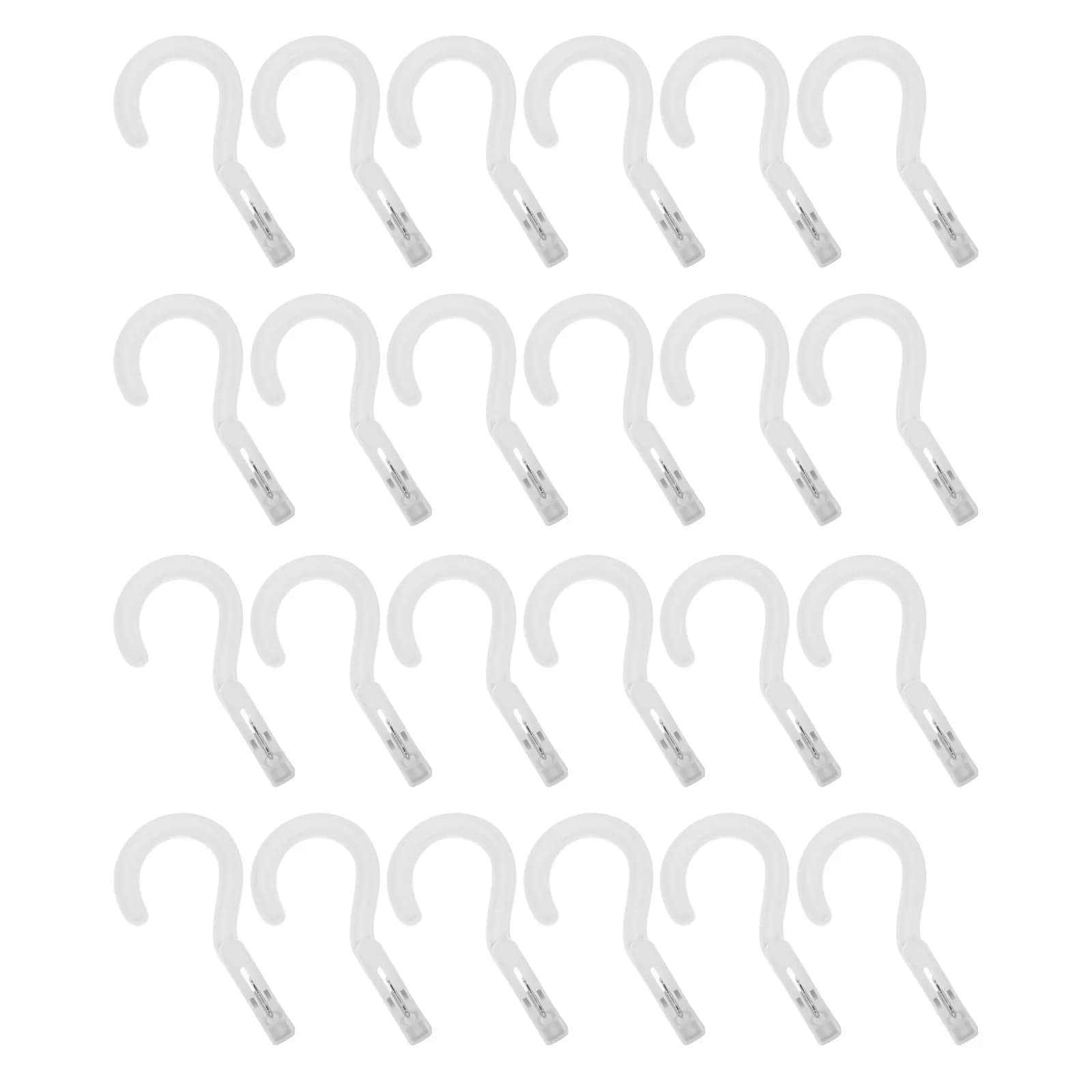 24 Pieces Clip Coats - Multipurpose Hooks for Drying Towels, Trousers, Jeans, Bathroom, Laundry and Traveling