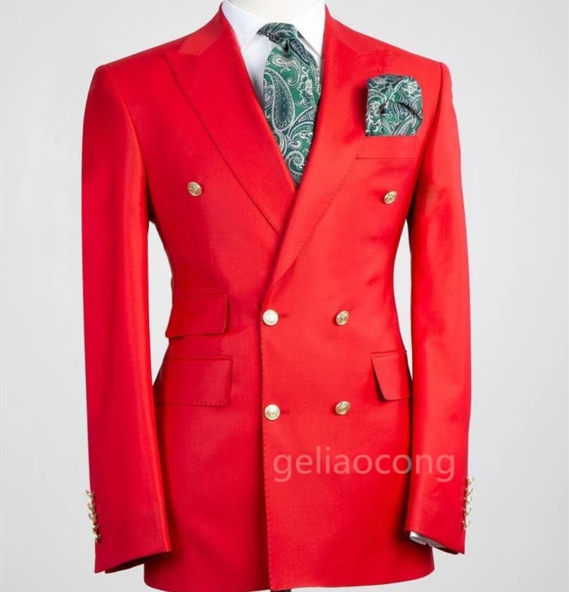 XS-6XL Abiti da uomo da sposa Blazer Sposo Business Sposo Indossare Giacca da smoking Festa formale Doppio petto Picco Risvolto Un cappotto