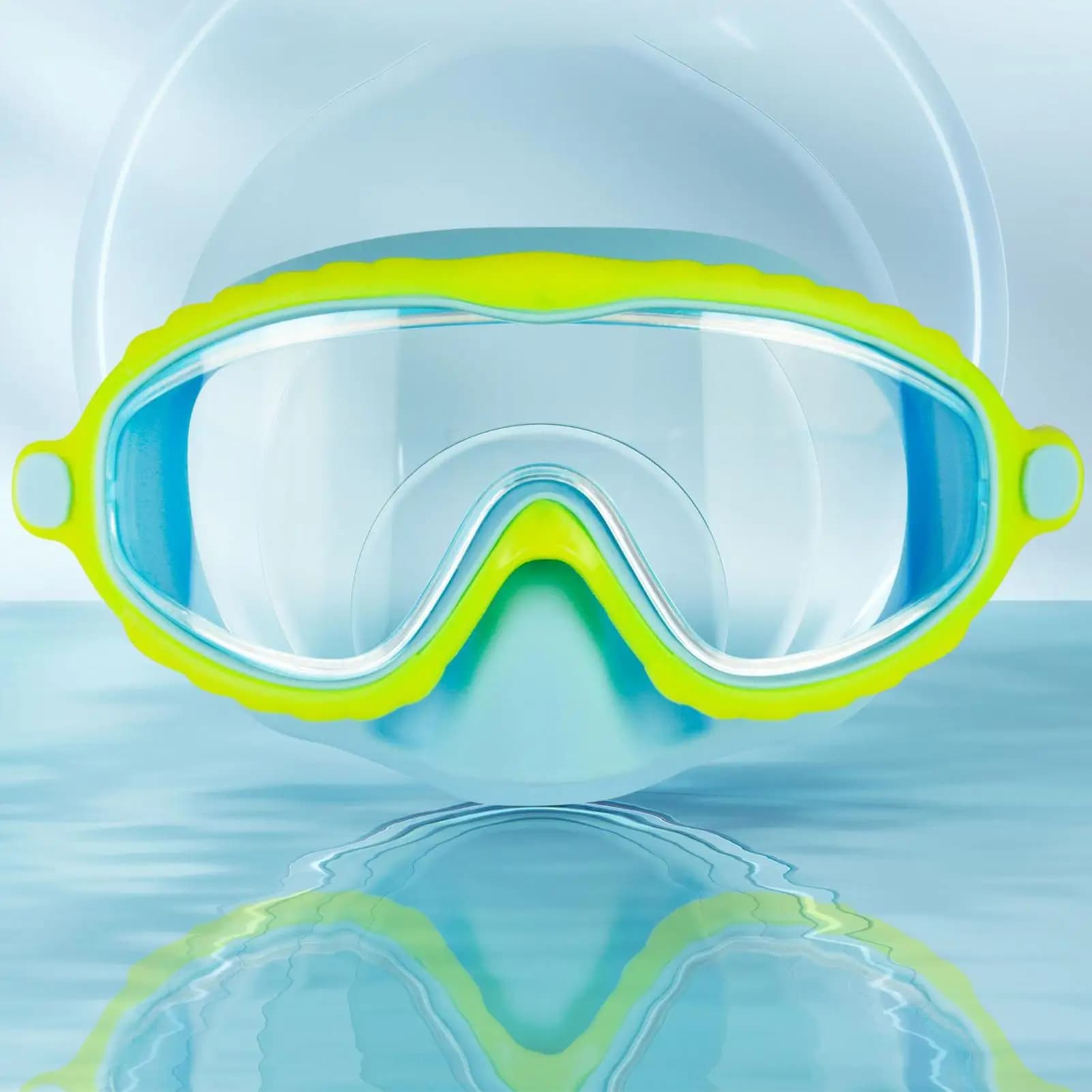 Anti-fog glasses with nose cover Children's swimwear Water-resistant and water-free divers Accessories for swimming