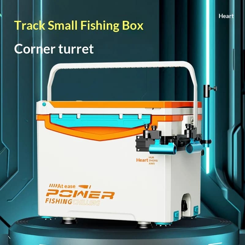 Mini Fishing Box 18L Lightweight with Guscio Rigido, Multi-Spart, Foldable and Portable for Fishing Equipment