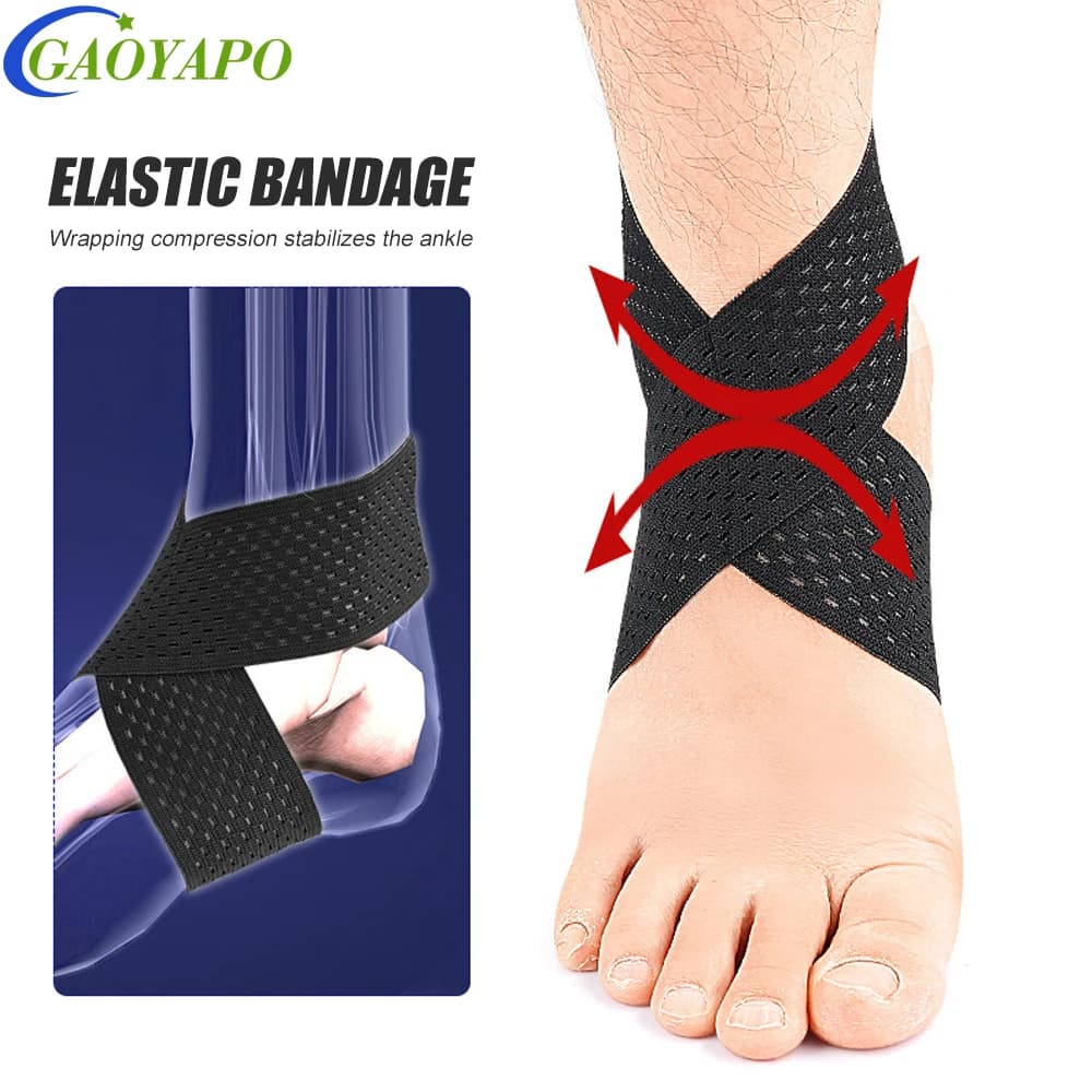 1 pz/2 pezzi tutore di supporto per caviglia per donne e uomini, cinturino di compressione per caviglia, fascia per piedi per lo sport e distorsione della caviglia