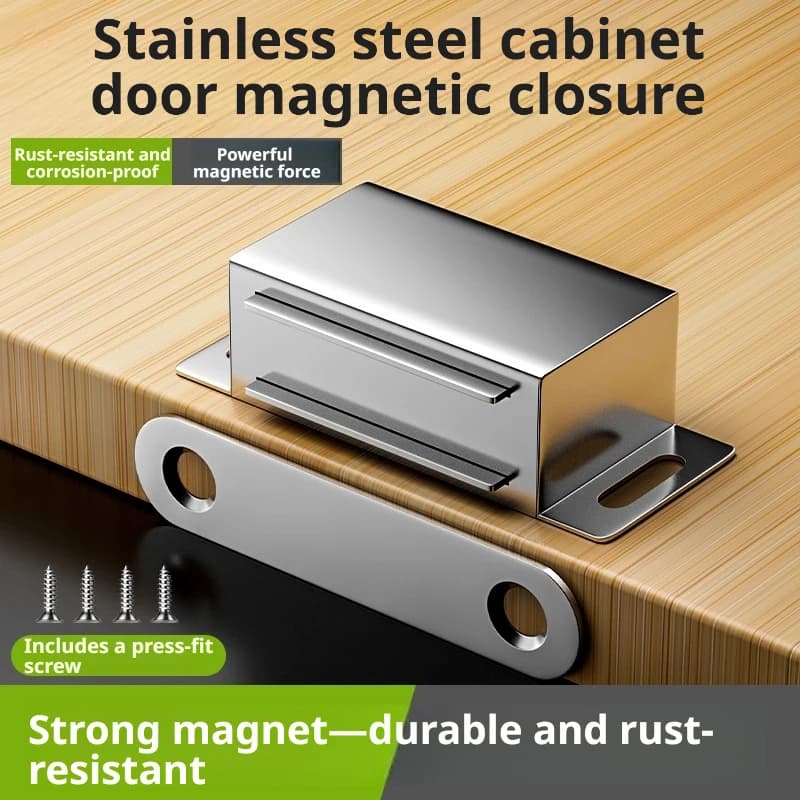 Heavy Duty Strong Magnetic Cabinet Catch Latch Magnet Door Stopper Lock With Mount Screws Kitchen Wardrobe Storage Furniture Har