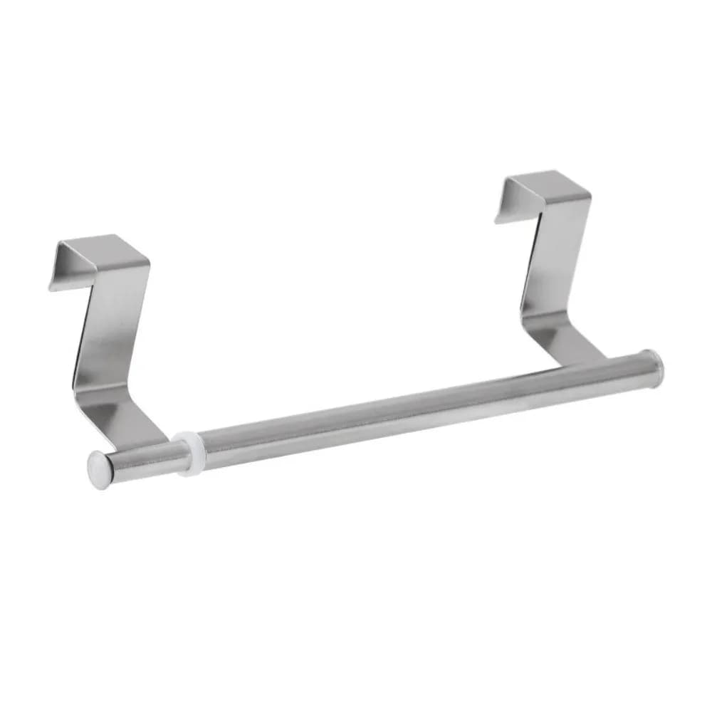 Towel Organizer 23-35cm Retractable Towel Rack Single Bar No-Drill Towel Shelf Holder Wall-Mounted Towel Rod Kitchen Organizer