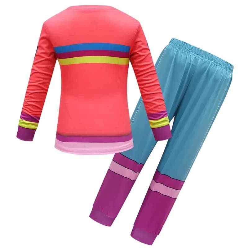 Costumi di Halloween per Cosplay ★ Pigiama per bambini The Creature Cases Cartoon, maglietta a maniche lunghe, pantaloni, vestito, borsa per bambini e bambine ☆ Nuovo