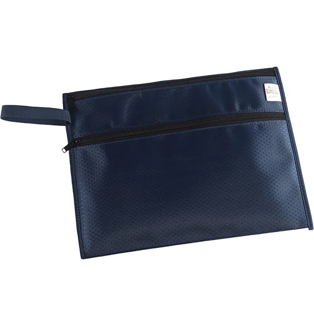 Borsa Portadocumenti con Cerniera in Tessuto Oxford, Spaziosa e Impermeabile, Organizer per Ufficio, Custodia da Viaggio con Zip