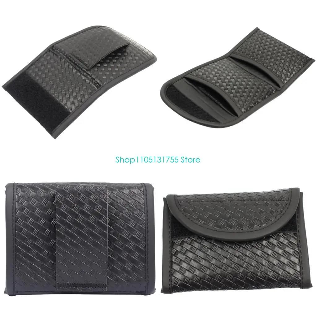 K0EF Custodia per guanti piatti in lattice Pratico per guanti usa e getta per cintura servizio 11,7x7,7