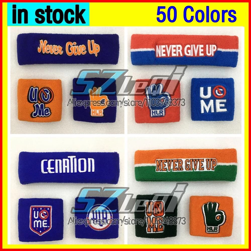 Fascia da Polso Sportiva per Wrestling JOHN CENA, Set di Fasce Elastiche Morbide per Allenamento Basket, Supporto da Polso per Palestra