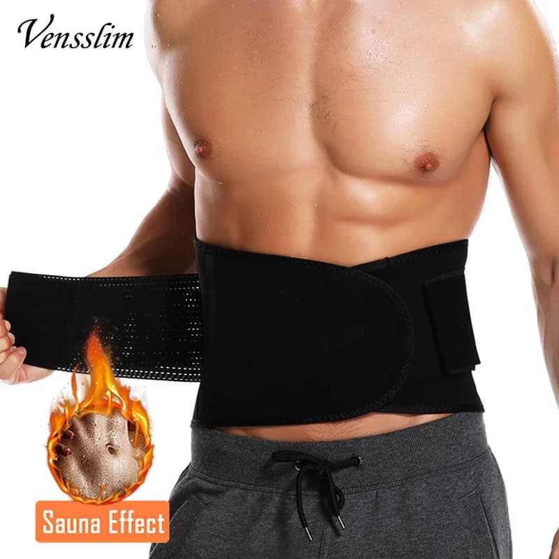 Vensslim Dimagrante Compressione Sauna Sudore Trimmer Cintura Uomo Vita Trainer Hot Thermo Neoprene Sottile Corsetto Body Shaper Strap Band