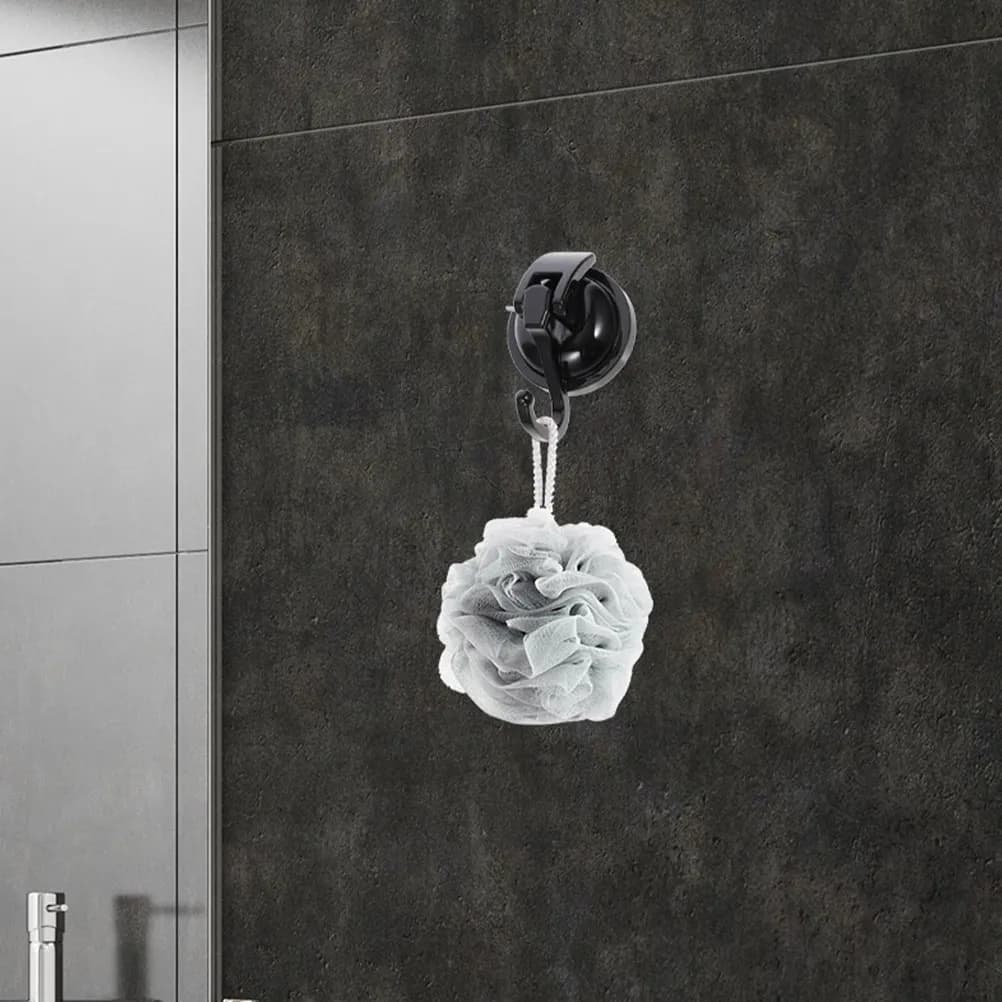 2 Pezzi Ganci a Ventosa Premium in ABS per Bagno, Doccia, Finestre, Cucina - Appendiabiti a Ventosa per Piastrelle, Vetri, Specchi, Pannelli in Plastica - Facili da Usare