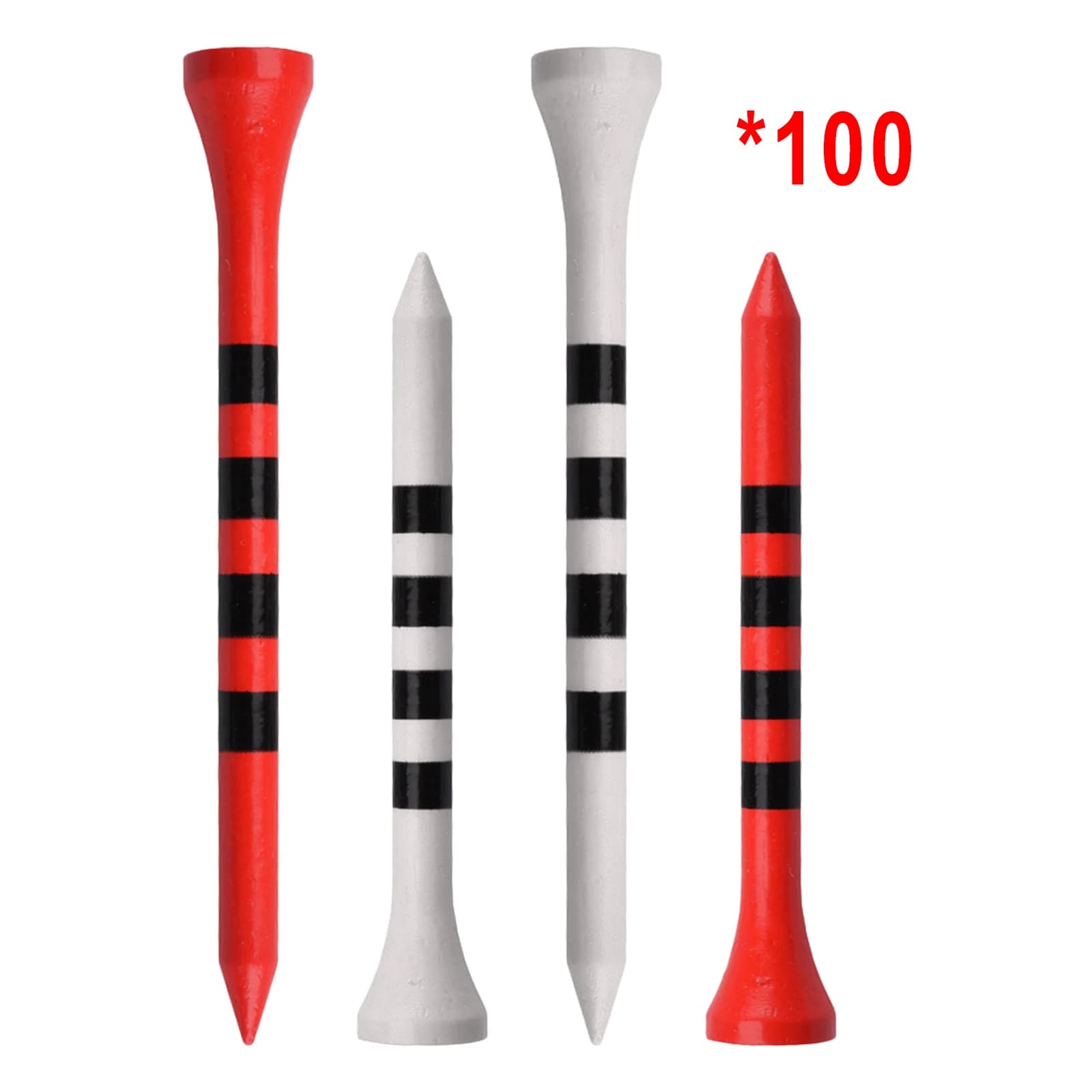 Golf Tees Bamboo 70mm 83mm Premium Quality Functional Golf Tee Accessories for Club Sport Training