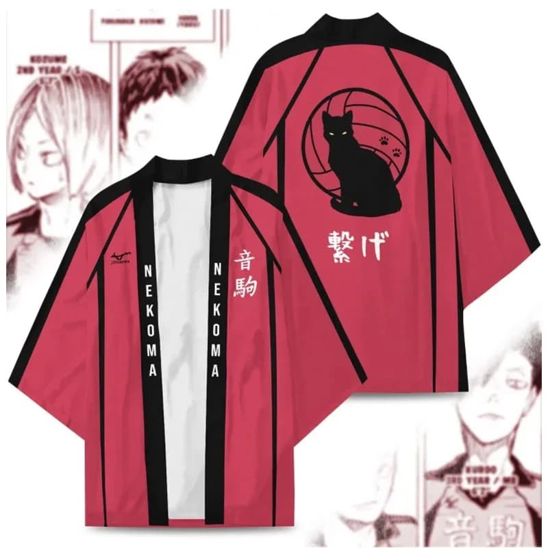 2025 enen Nuovo Anime Haikyuu Shoyo Hinata Kimono Oikawa Tooru Costumi Cosplay Giacca Adolescenti Haori Cardigan Mantello Accappatoio Pigiama