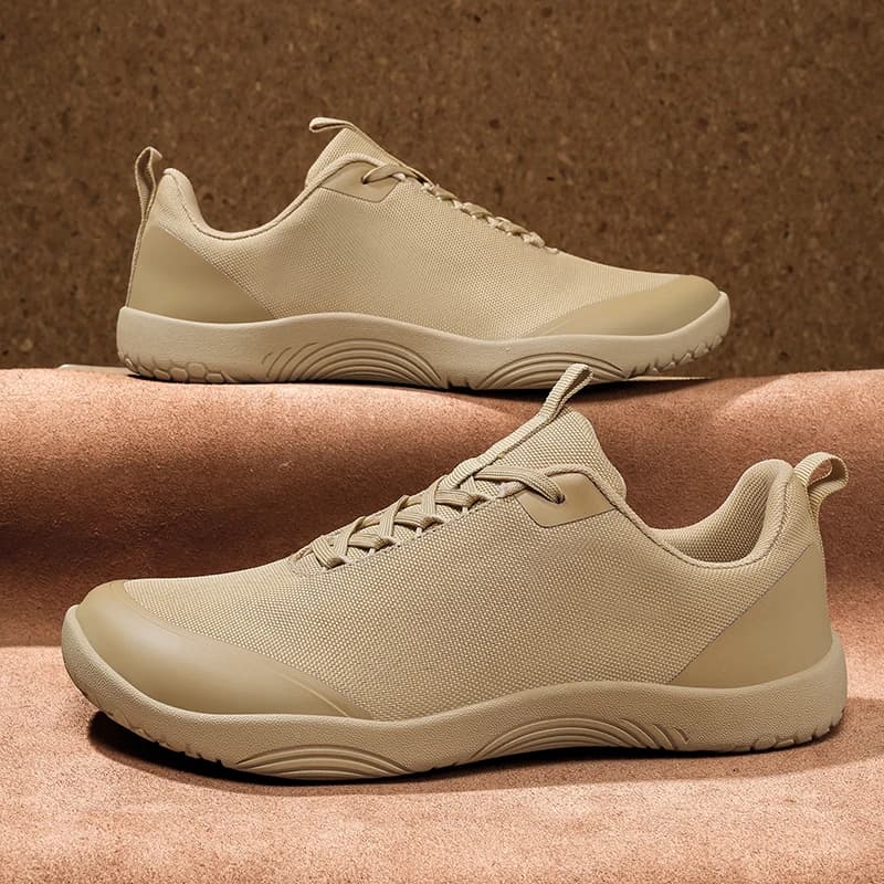 Large Size Wide Toe Outdoor Hiking Footwear, Fashion Lightweight Men's Retro Trainer Shoes, Comfortable Outdoor Running Sneakers