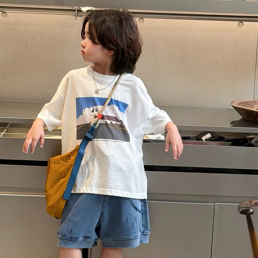 T-shirt Primavera Estate 2026 Nuova Collezione Abbigliamento Bambini Stile Coreano per Ragazzi e Ragazze Leggera Fresca Comoda Semplice