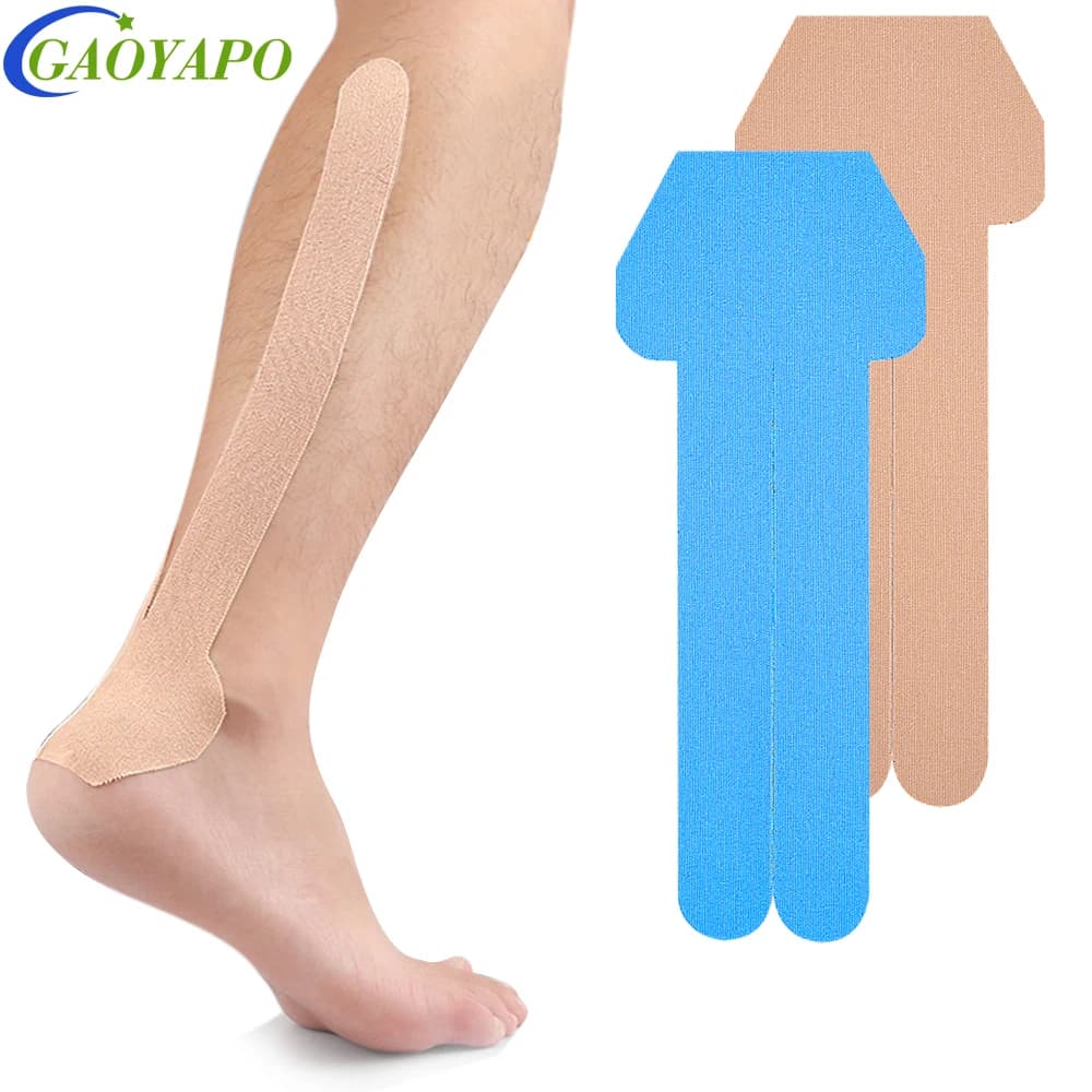 1 paio di nastro kinesiologico, supporto muscolare adesivo elastico per Sport atletici recupero terapeutico per ginocchia, spalle, caviglie, dolori articolari
