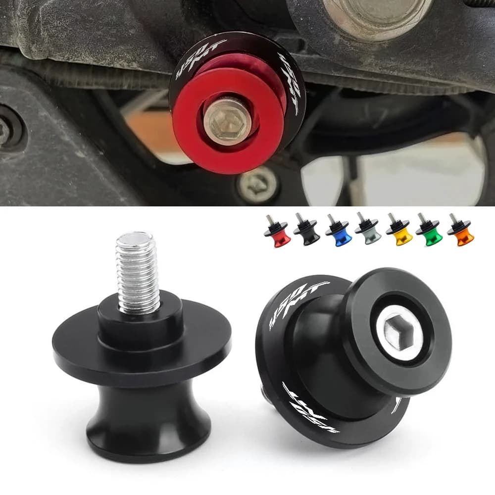 Per CFMOTO 450MT 450 MT mt Moto Forcellone Bobine Slider Stand Viti Bulloni Forcellone CNC 10 MILLIMETRI Accessori