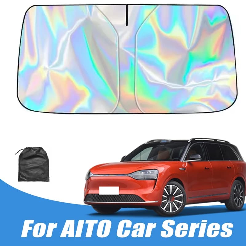 Parasole per Parabrezza Auto per AITO M5 M6 M7 M8 M9 Ultra EV Max, Protezione Solare per Finestrino Anteriore, Isolamento Termico, Accessori Auto