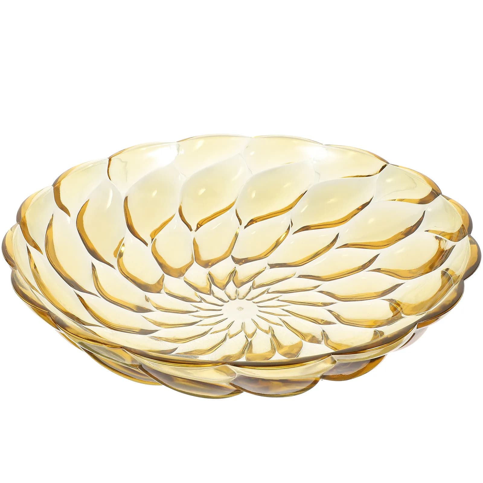 Elegant Ps Material Fruit Plate Snack Serving Tray Creative Colorful Design for Family Dinners Gatherings Hotel Dried Fruits