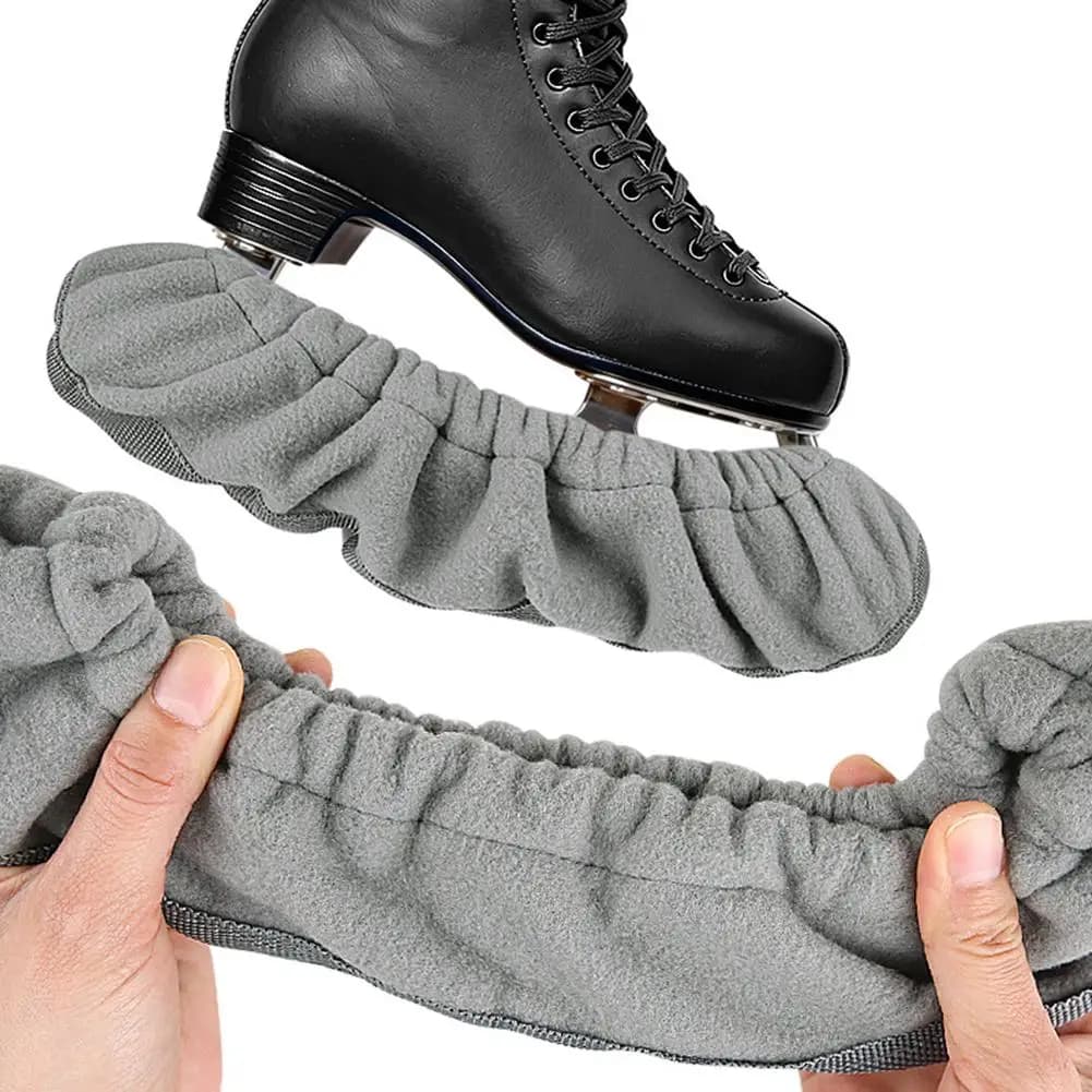 Coperture per lame per pattini da hockey su ghiaccio Protezione per lama per pattini in pile per bambini Accessori per sport da hockey su ghiaccio per adulti