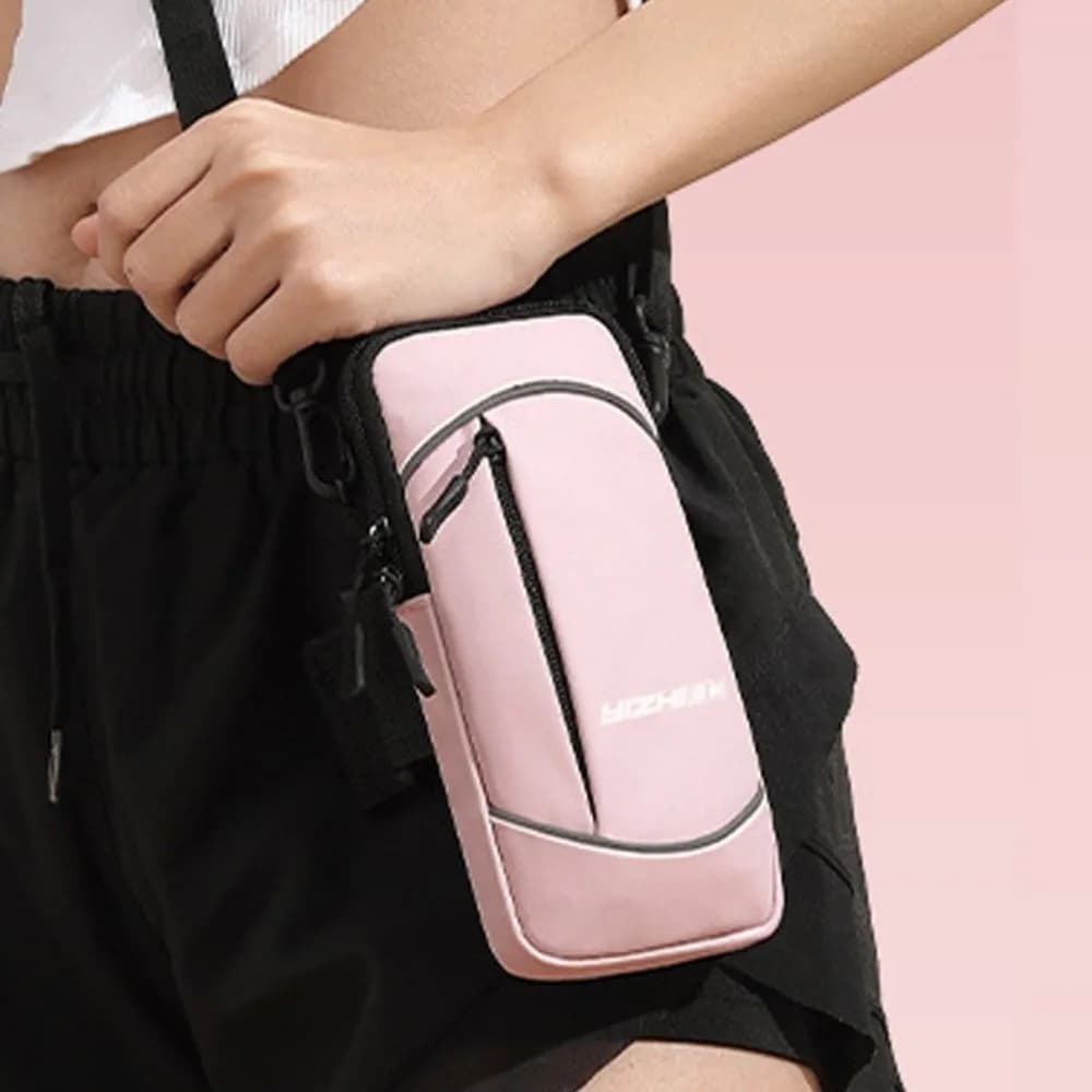 Shoulder Belt Running Phone Arm Bag Waterproof Lightweight Running Phone Holder Vertical Large Capacity Armband Sports Phone Bag
