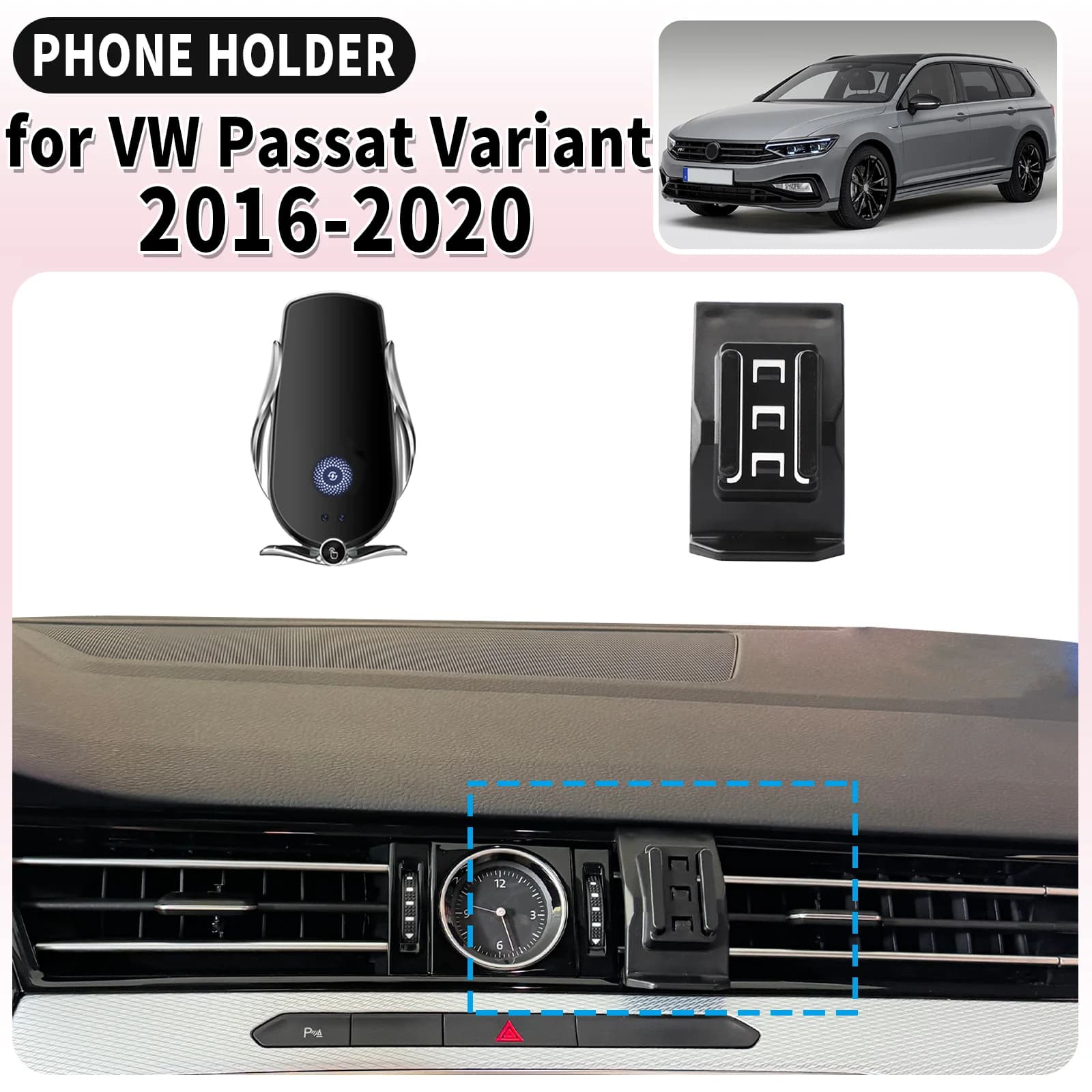 suitable for VW Passat Variant 2016 2017-2020 Phone stand with screen base support dedicated clip-on navigation bracket for car accessories