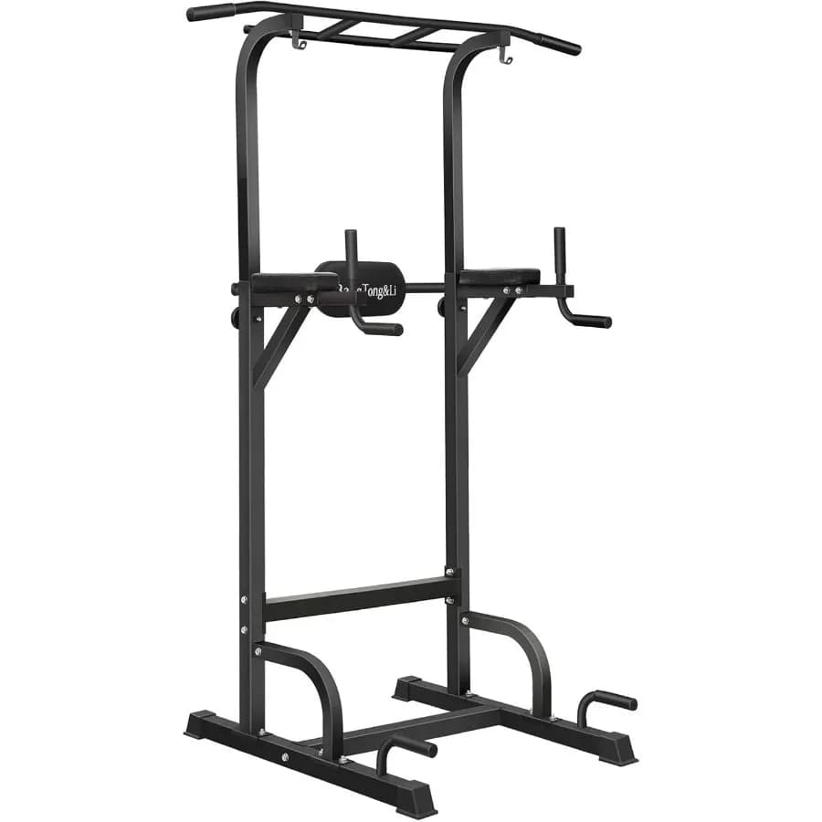 Power Tower Pull Up Bar Dip Station/Basic Gym Strength Training Equipment Support