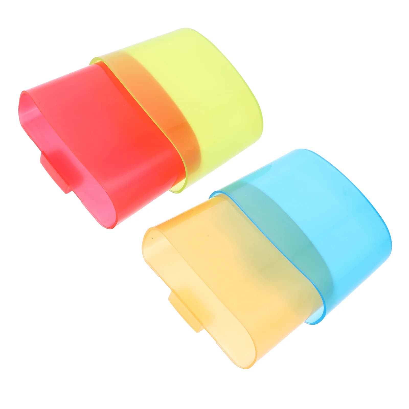4Pcs Hanging Tea Bag Holder Space Saving Teabag Organizer for Tea Cup Mug Side Cookies and Snacks Holder for Office Home