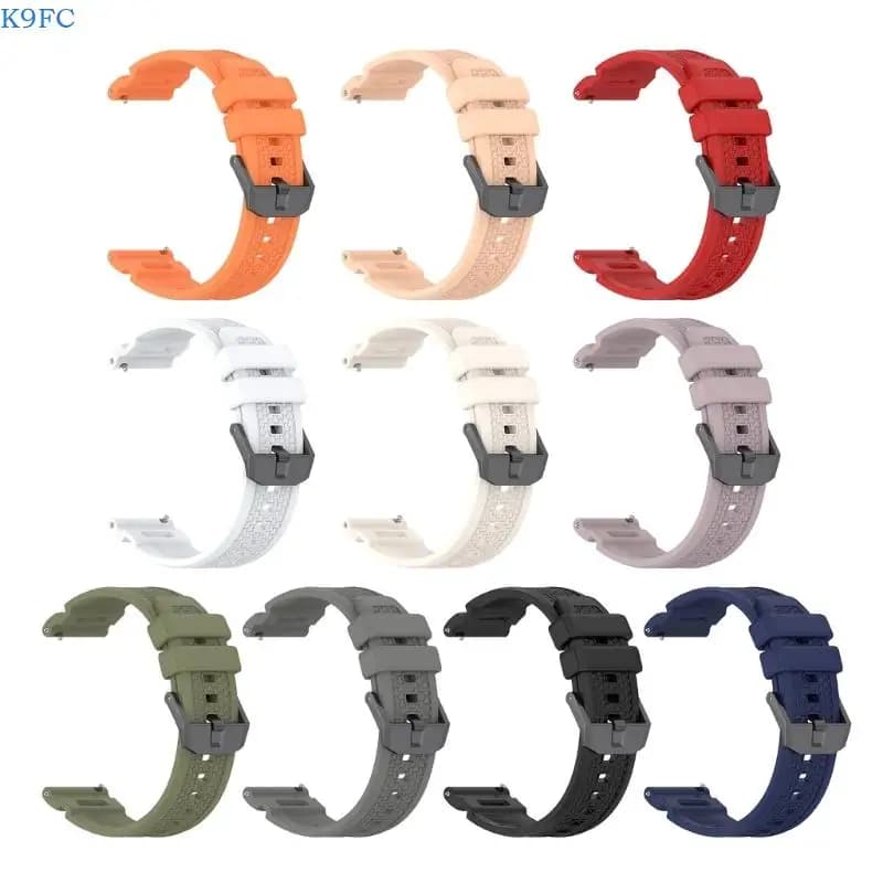 Cinturini ricambio K9FC morbidi e delicati sulla pelle, 24 mm, leggeri e resistenti per smartphone
