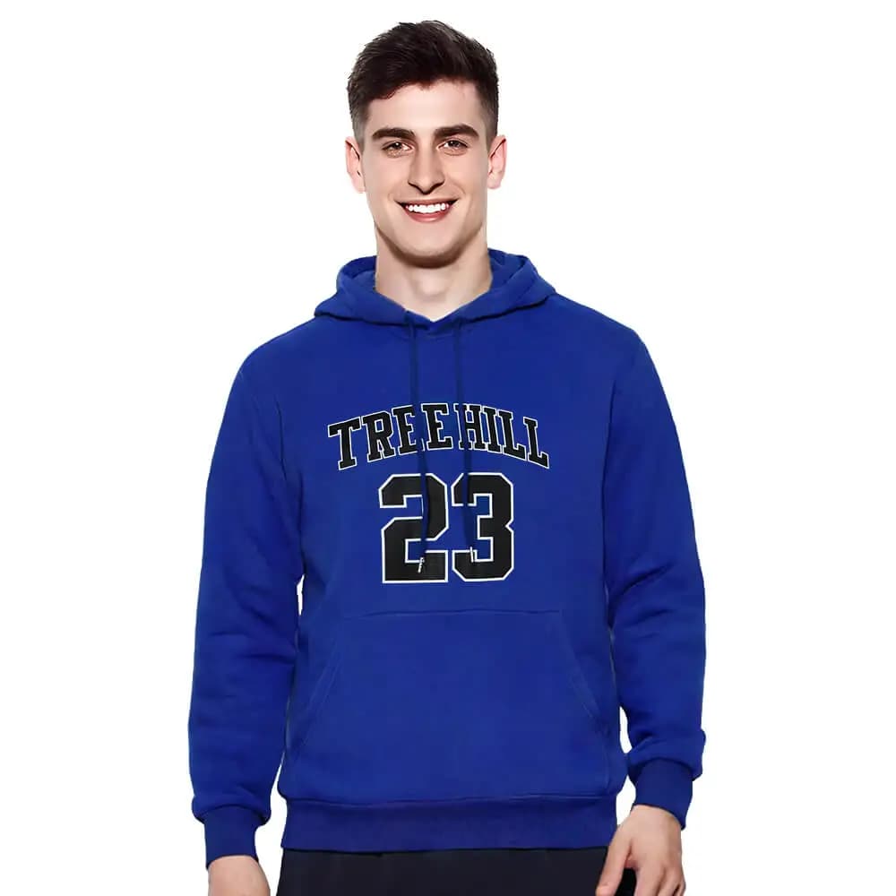 Ravens Nathan Scott Hoodie #23 One Tree Hill Basketball Group Cosplay Costume 4 Colors Blue Black White Grey Takerlama