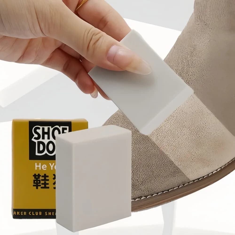 Gomma per la Pulizia delle Scarpe: Rivitalizza le Tue Sneakers con Questa Spazzola Senza Acqua per la Rimozione delle Macchie e il Condizionamento, Blocco in Gomma per la Pulizia delle Scarpe