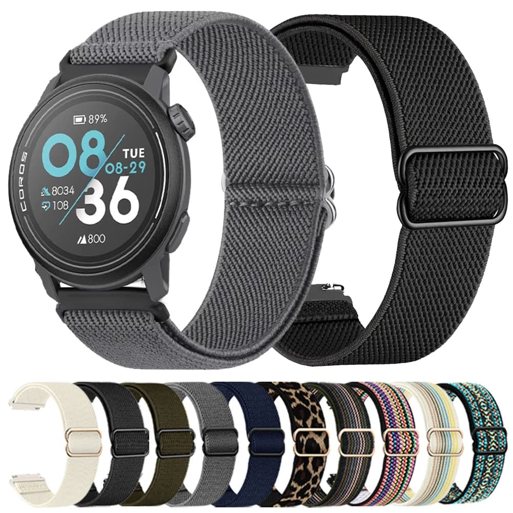 20mm 22mm cinturino per COROS APEX 2 Pro/PACE 3 2 Smart Watch cinturino sportivo cinturino in nylon intrecciato per Apex 42mm 46mm Correa