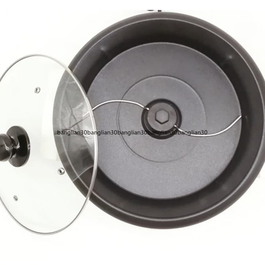 Household Small Electric Teflon Coated Non-stick Pan Roasting Coffee Bean Machine