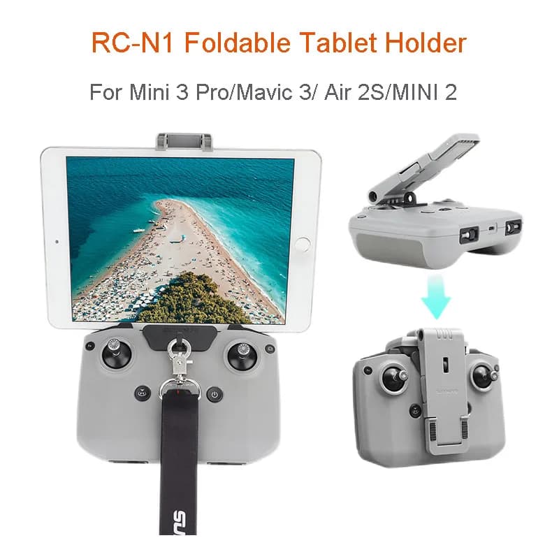 Staffa pieghevole senza smontaggio per Mini 4 3 Pro/Mini 2/4K RC N2 N1 supporto di controllo Tablet per DJI Mavic 3/Air 2/2S accessori