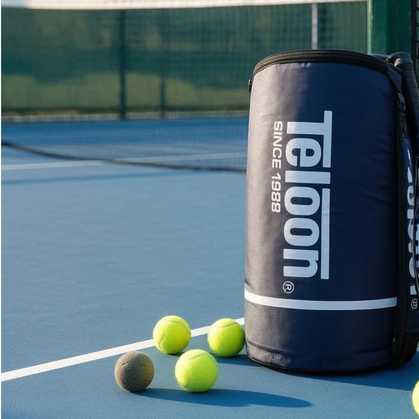 Tennis Ball Cylindrical Bag Large Capacity Upright Tennis Ball Bag Carry Case Oxford Cloth Foil Lined