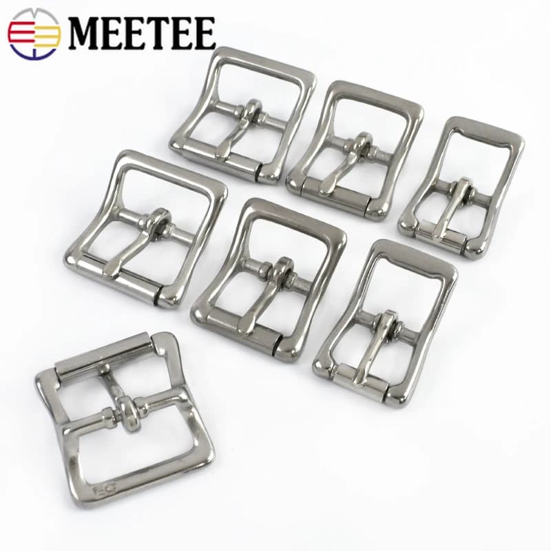 2/5 pezzi 16/20/25mm fibbie per cinture in acciaio inossidabile tracolla in metallo fibbia ad ardiglione collari per cani chiusura passanti accessori hardware fai da te