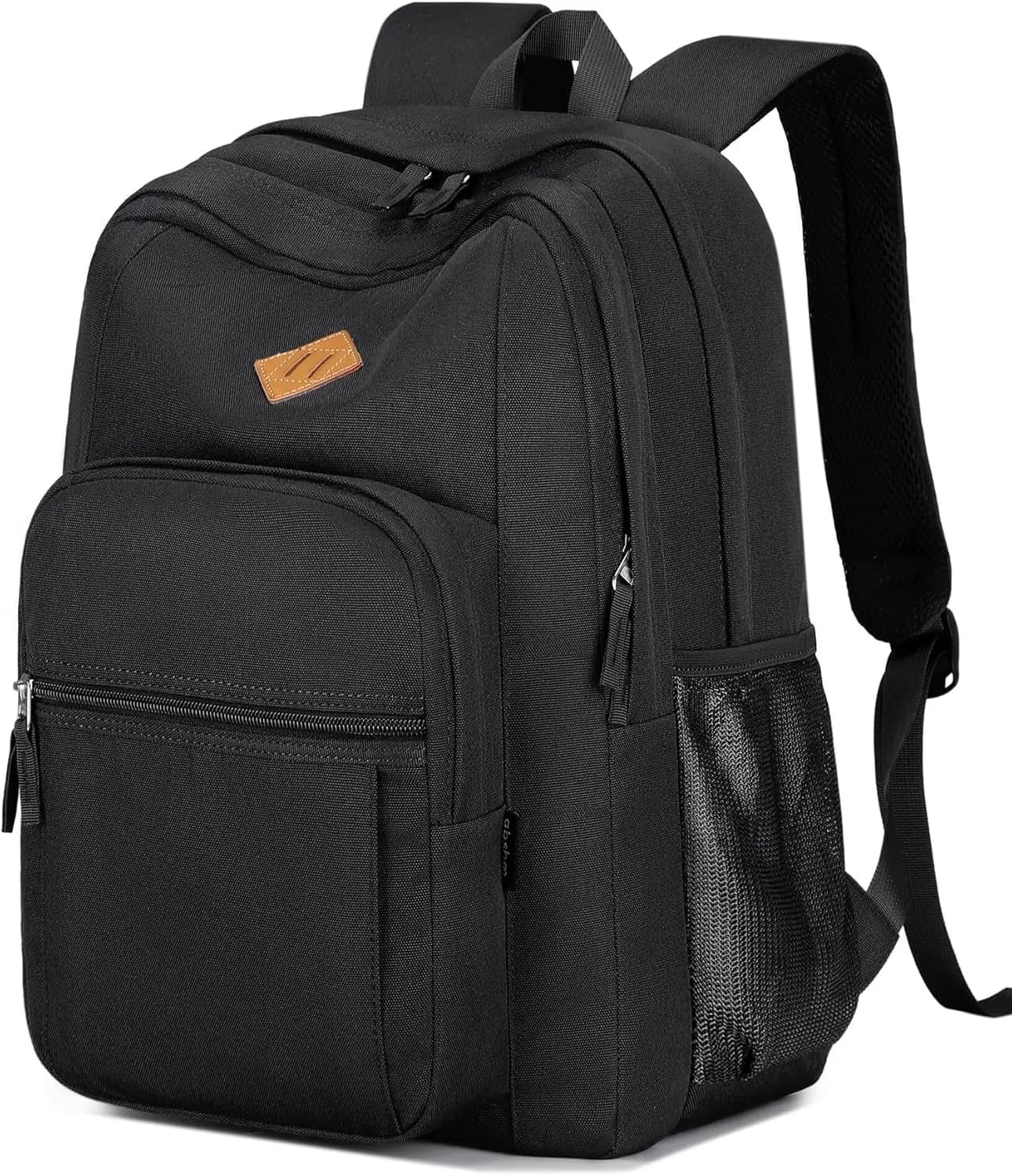 Classical Basic Womens Travel Backpack College Bookbag Water Resistant Lightweight Design Black
