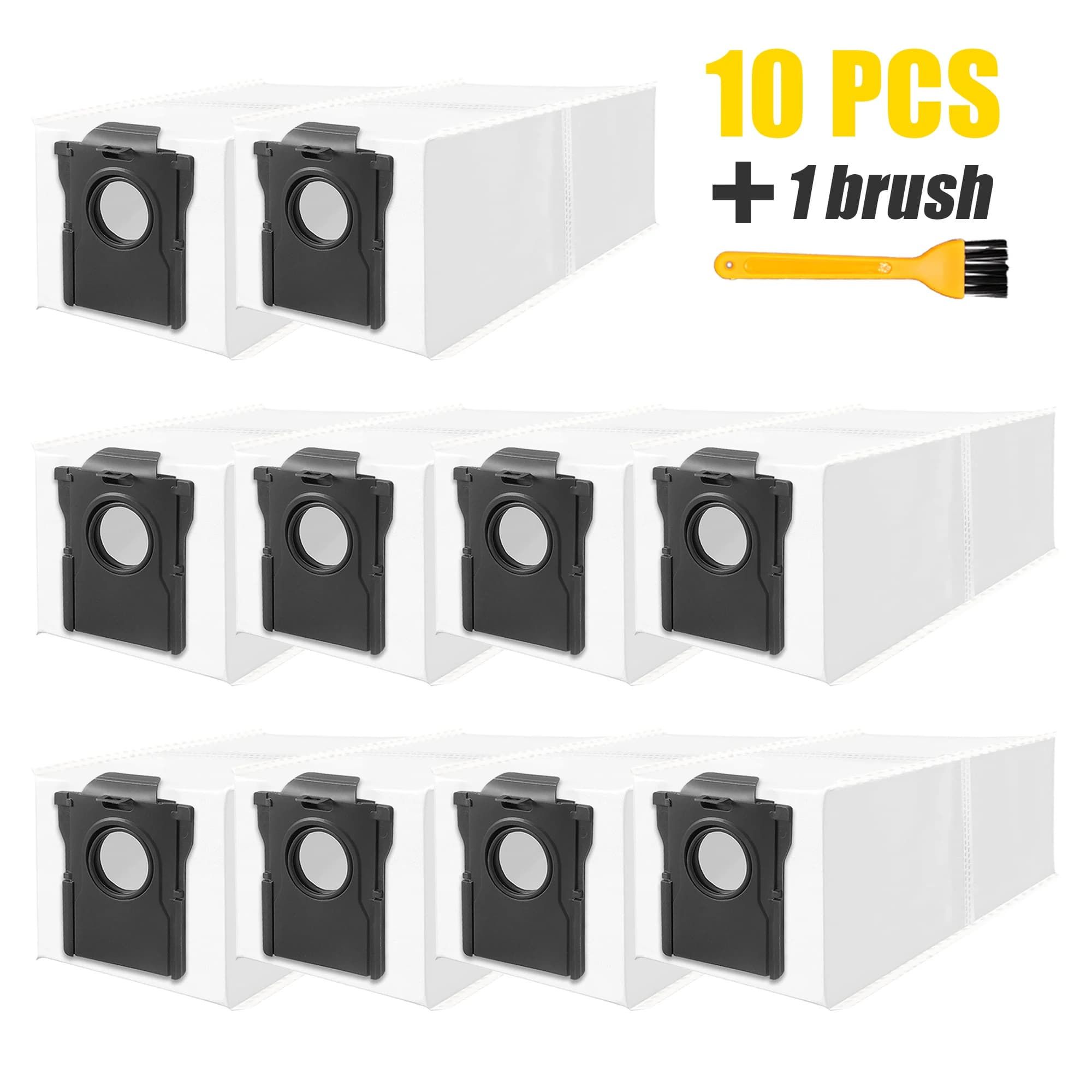 6/10+1 Sacchetti per la polvere per hood Dreame X40 Ultra/ L10s Pro Ultra Heat /L20 Ultra/X30 Ultra /X30 Pro Ultra, 3,2 litri