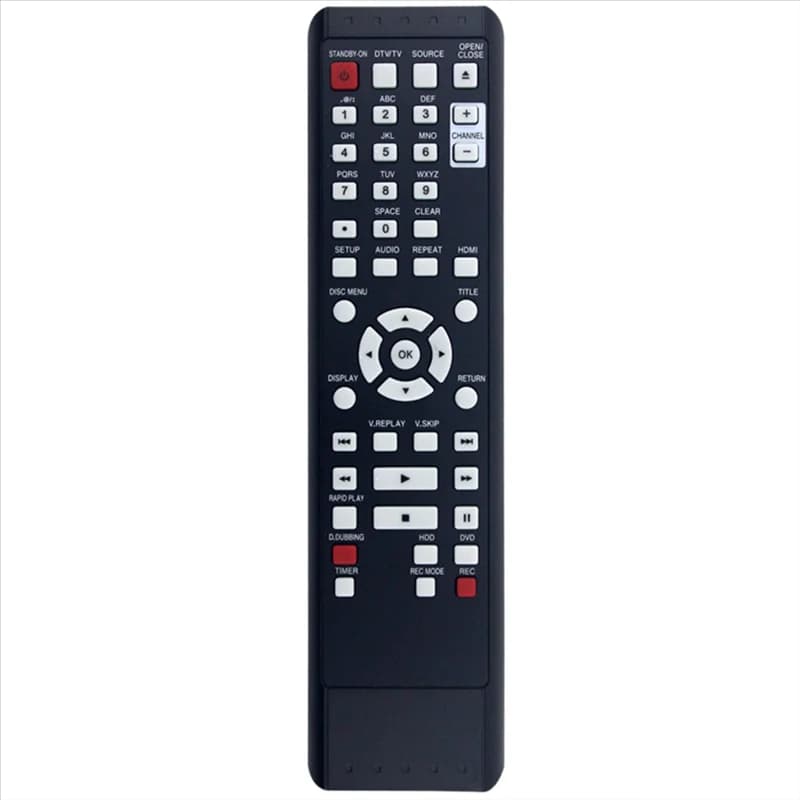 【Cavo USB-C】Sostituisci il telecomando NB820 per il registratore di dischi video digitali DVD Magnavox NB820 e registratore di cassette video