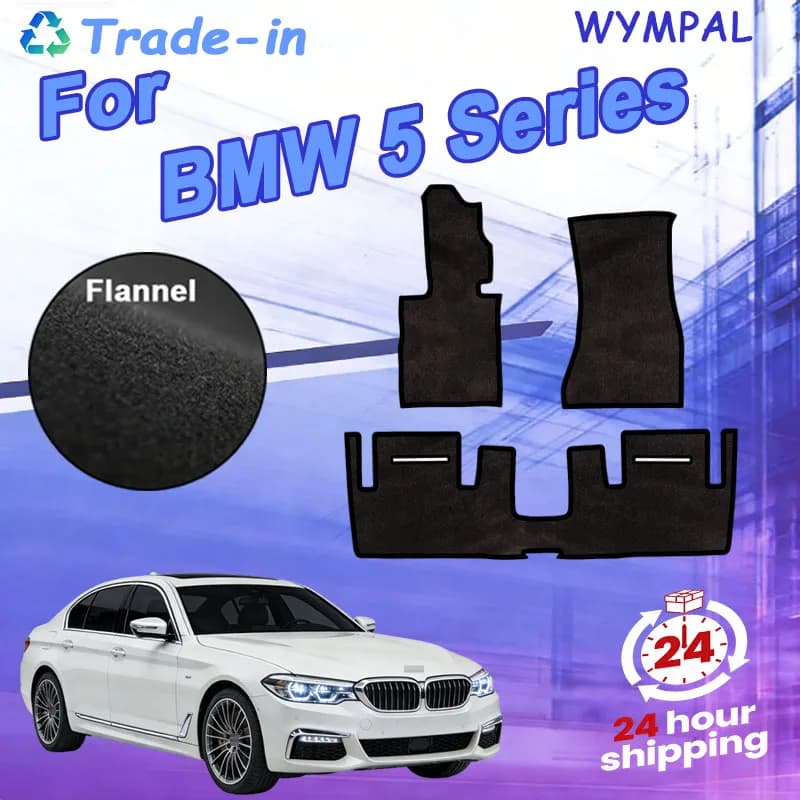 Carpets in Nylon Scamosciato for BMW 5 G30 Series Berlina 2017~2023, Carpets, Panels, Car covers, Car accessories