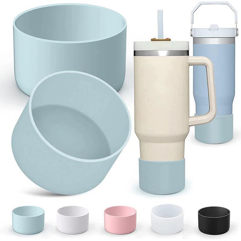 Copertura in silicone per Stanley Quencher Adventure Bicchiere da 40 once con manico e custodia protettiva per bottiglia Stanley IceFlow da 20 once 30 once