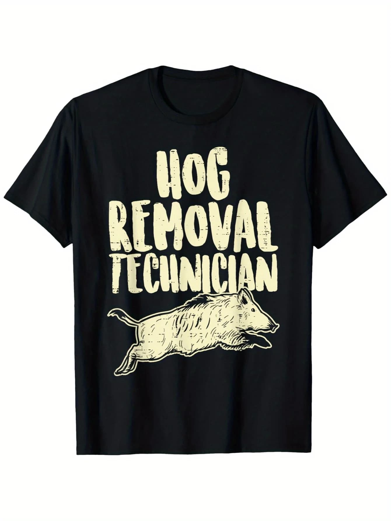 T-shirt da caccia per tecnico di rimozione maiale - 100% cotone, regalo per cacciatore di cinghiale S-3XL