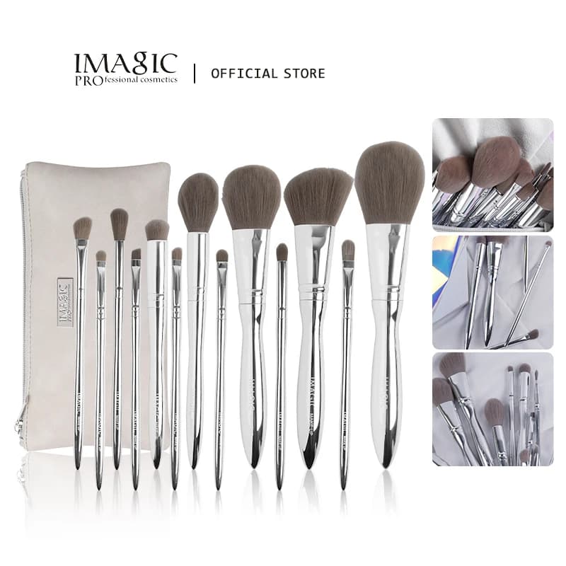 IMAGIC 13 pcs/set Professional Brushes Blush Eyeshadow Concealer Lip Eye Beauty Tool
